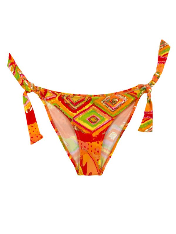 CARIBBEAN GOLD LACE UP Bikini Bottom - Image 2