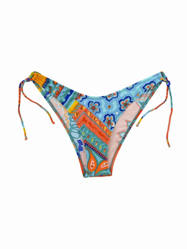 TUNIS GREEN SMALL TIE SIDE Bikini Bottom - Image 2