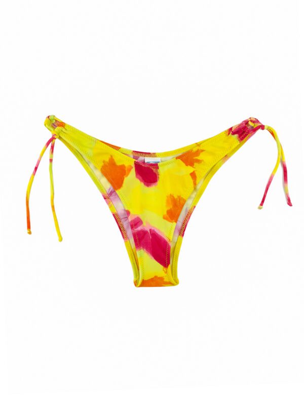 TROPICAL FLOWERS SMALL TIE SIDE Bikini Bottom - Image 2