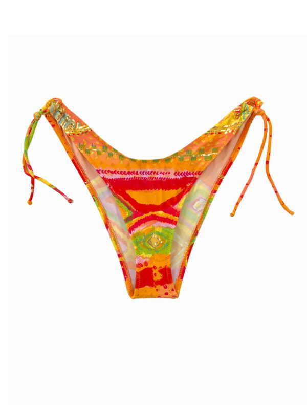 CARIBBEAN GOLD SMALL TIE SIDE Bikini Bottom - Image 2
