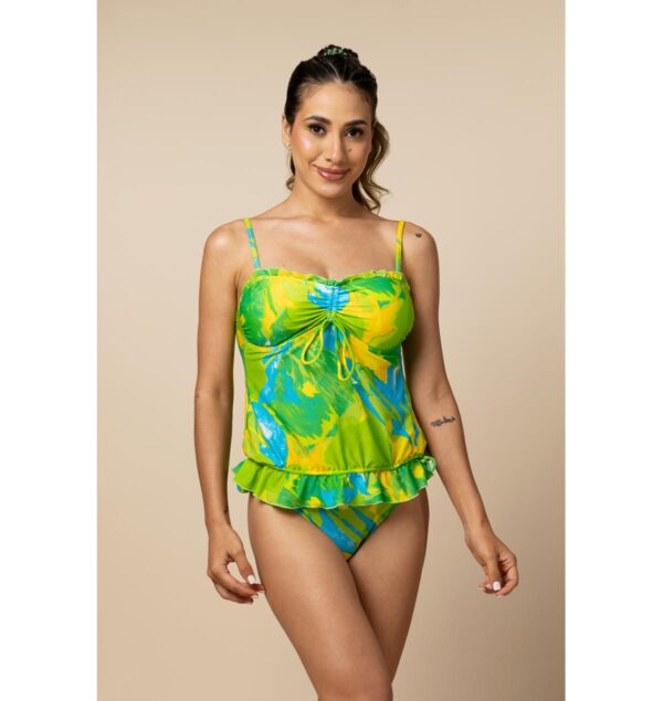 PASTEL YELLOW TANKINI