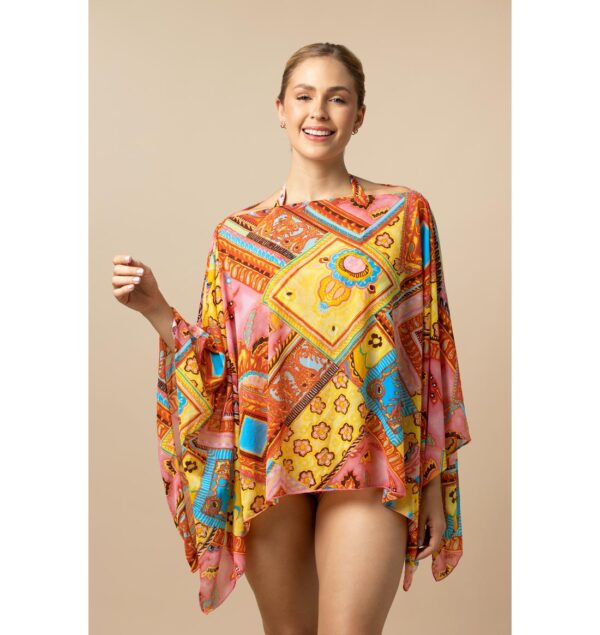 Desert Rose Poncho