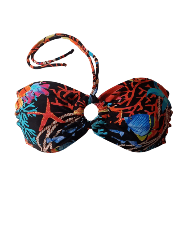 Coral Strapless O Bikini Top - Image 2